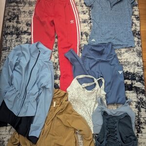 Women Activewear Bundle Adidas, Lululemon, FP Movements, Sweety Betty , Alo